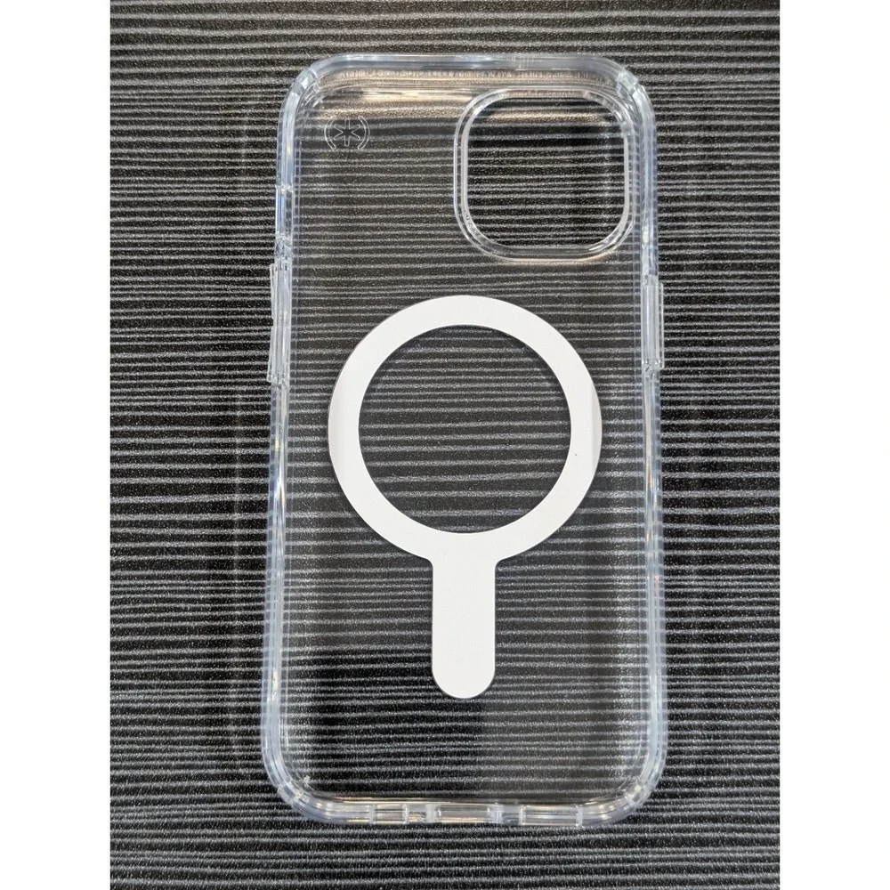 Qq7U Speck Presidio Perfect-Clear MagSafe w/ClickLock iPhone 17e / 16e /15/14/13
